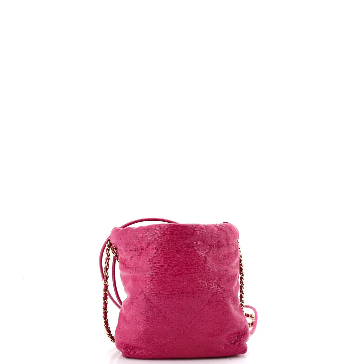 22 Chain Hobo Quilted Caviar Mini