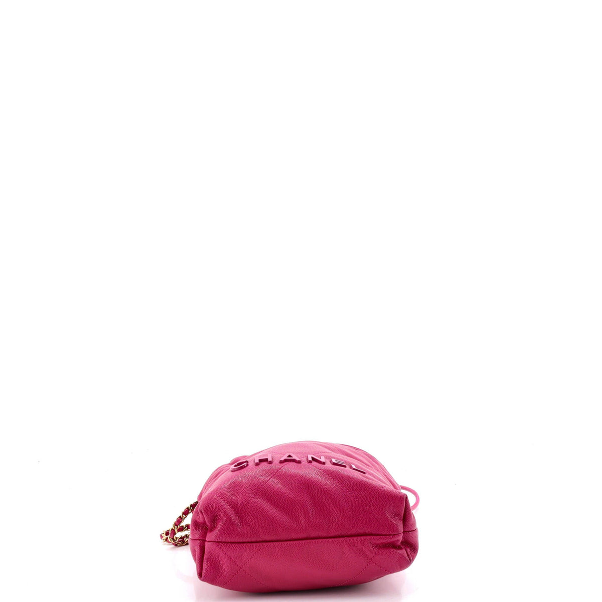 22 Chain Hobo Quilted Caviar Mini