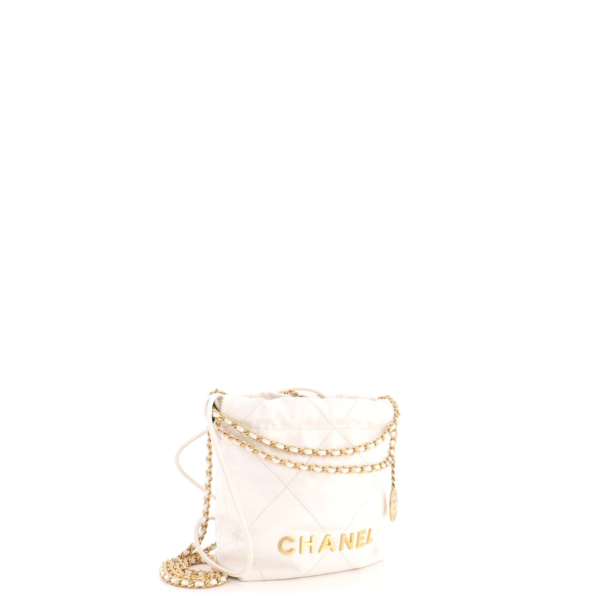 22 Chain Hobo Quilted Calfskin Mini
