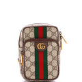 Ophidia Front Pocket Zip Crossbody Bag GG Coated Canvas Mini