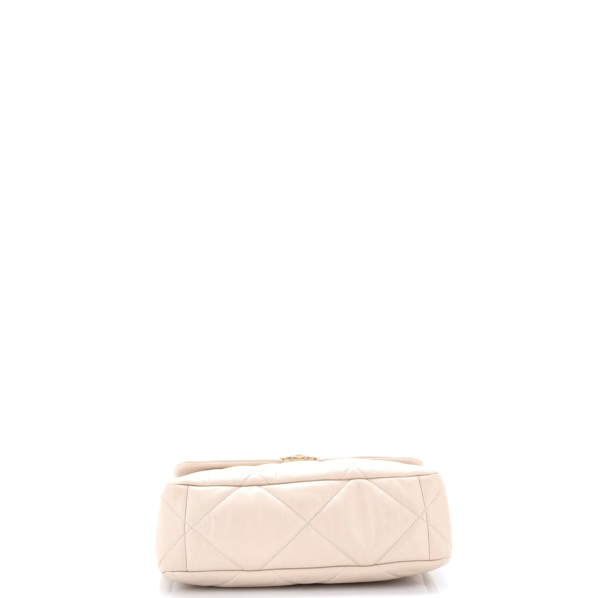 19 Flap Bag Quilted Leather Large