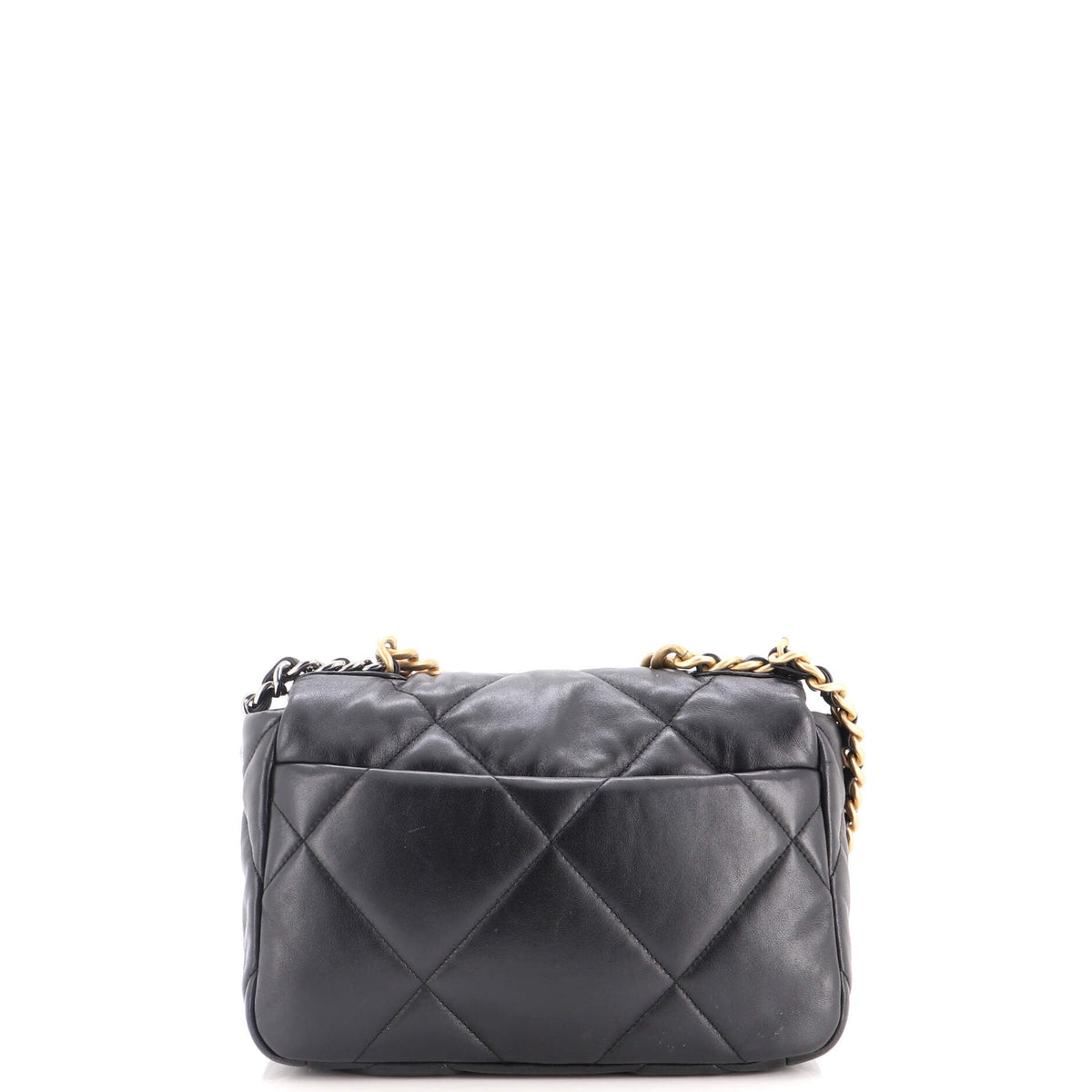 19 Flap Bag Quilted Leather Medium