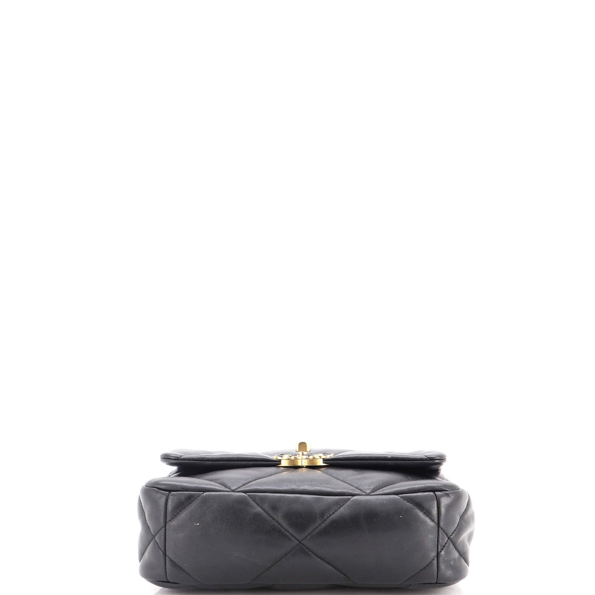 19 Flap Bag Quilted Leather Medium