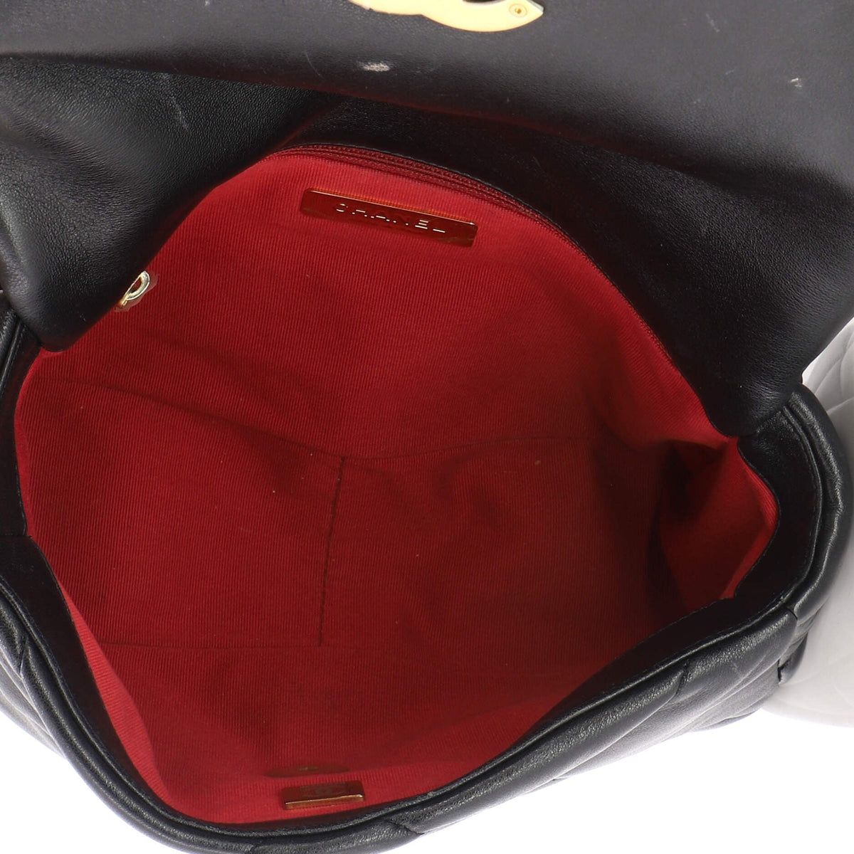 19 Flap Bag Quilted Leather Medium