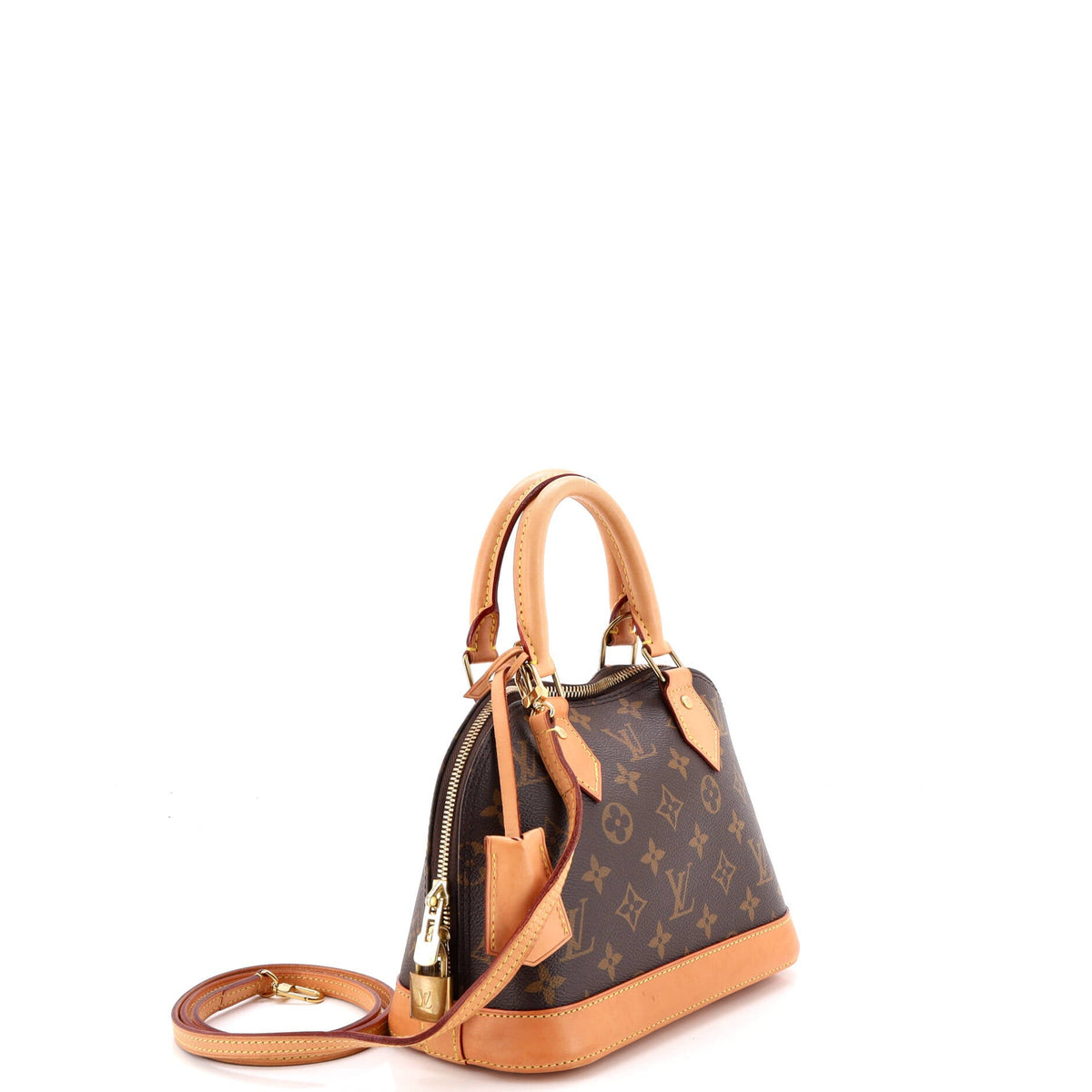 Alma Handbag Monogram Canvas BB