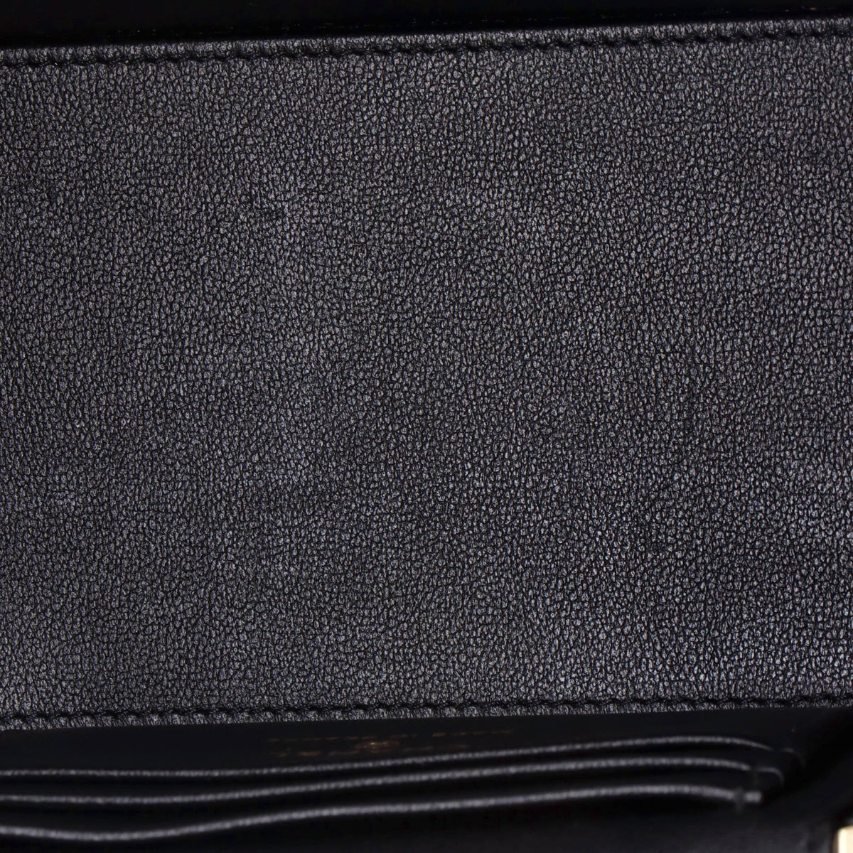 All Slide Long Vanity Case with Chain Quilted Lambskin Small