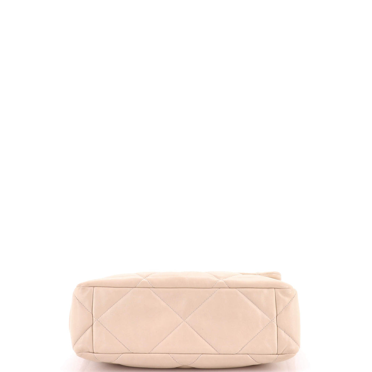 19 Flap Bag Quilted Leather Large