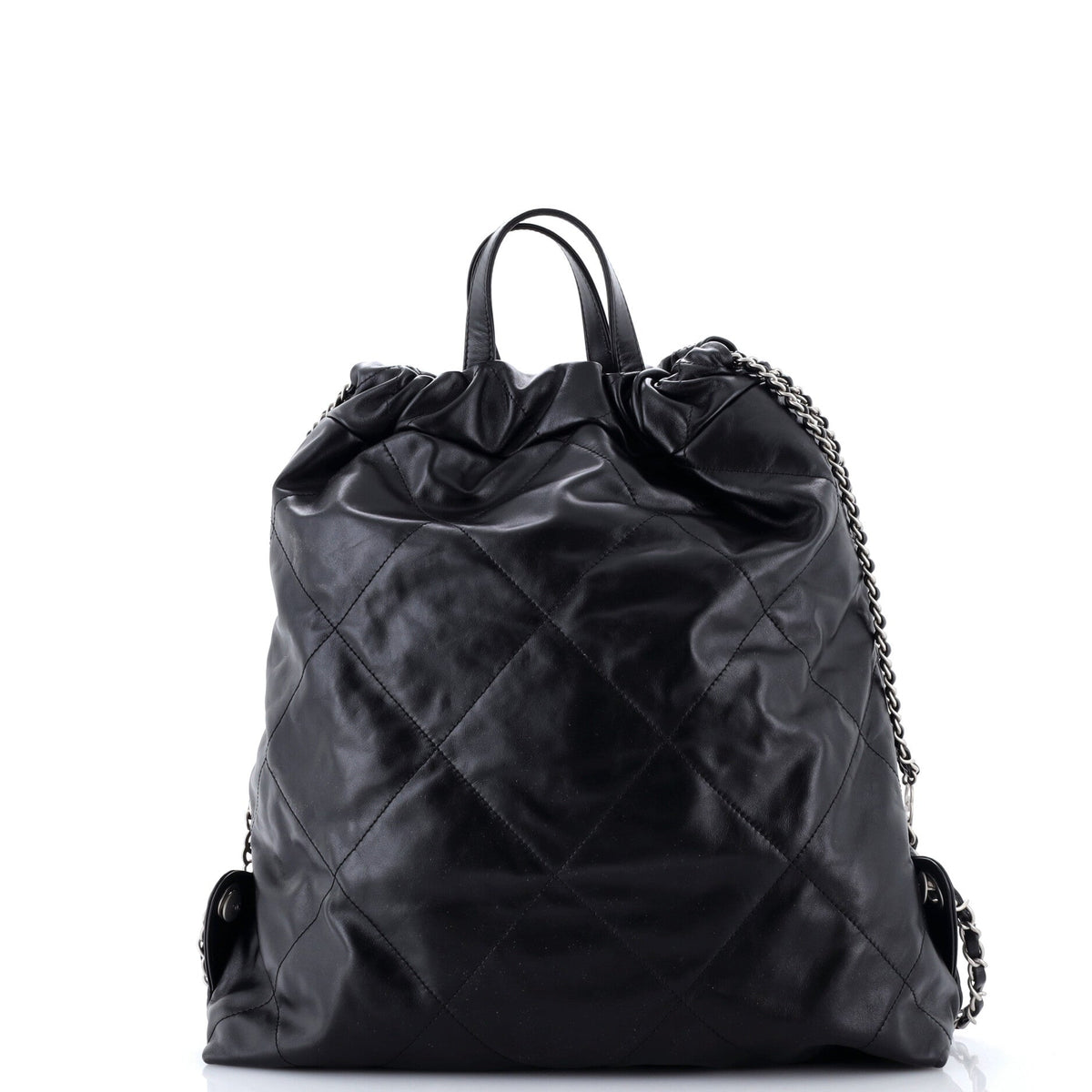 22 Chain Backpack Quilted Calfskin Large