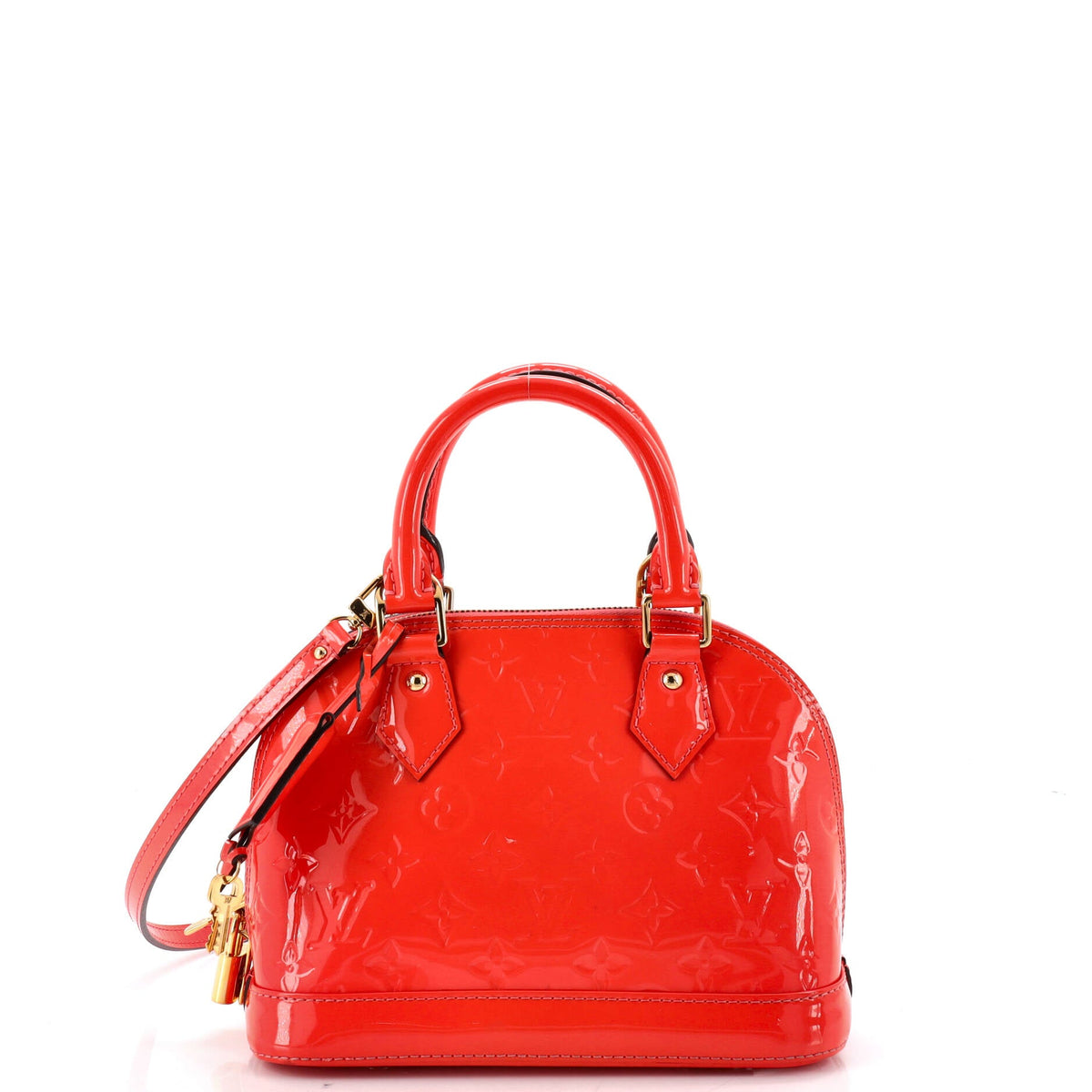 Alma Handbag Monogram Vernis BB