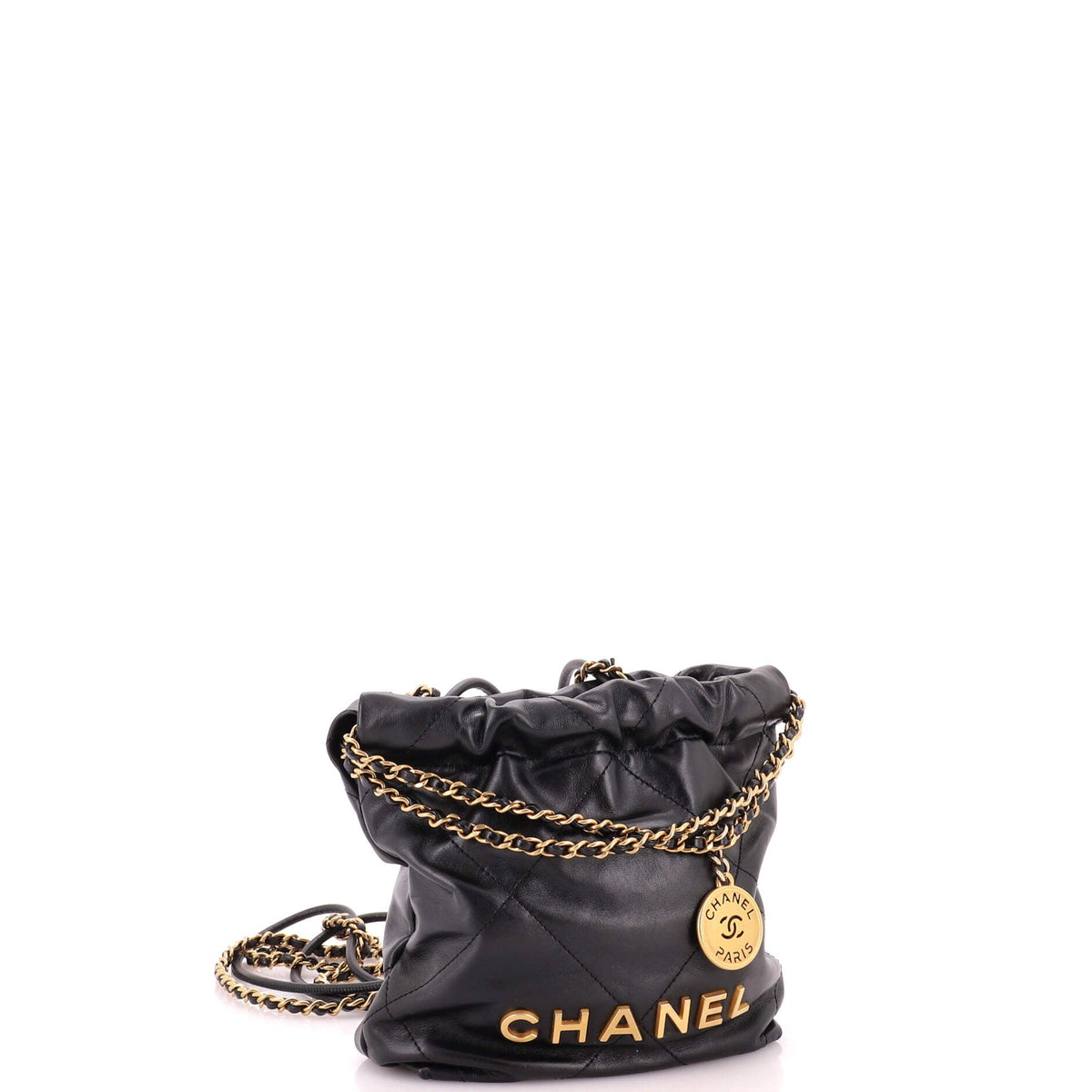 22 Chain Hobo Quilted Calfskin Mini