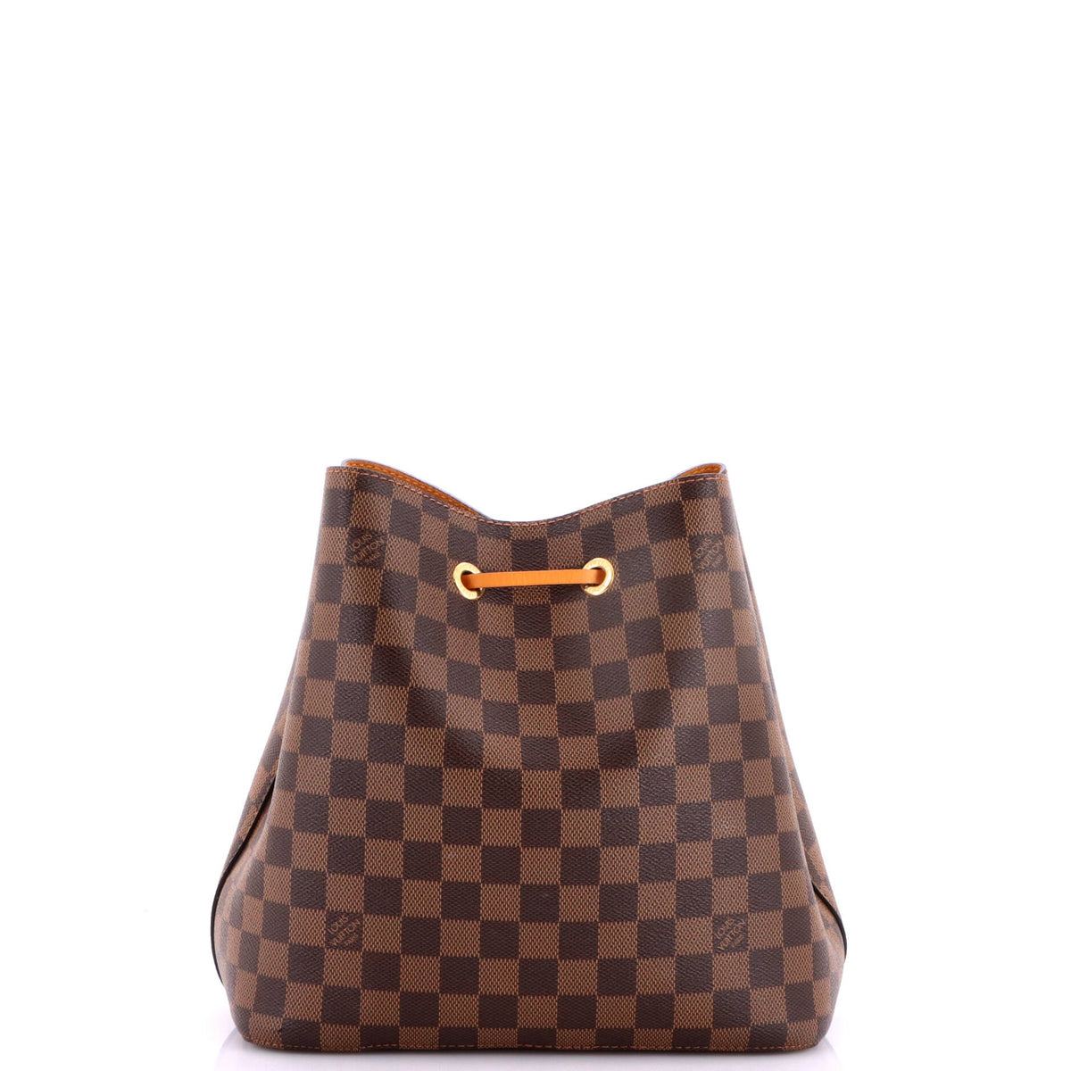 NeoNoe Handbag Damier with Leather MM