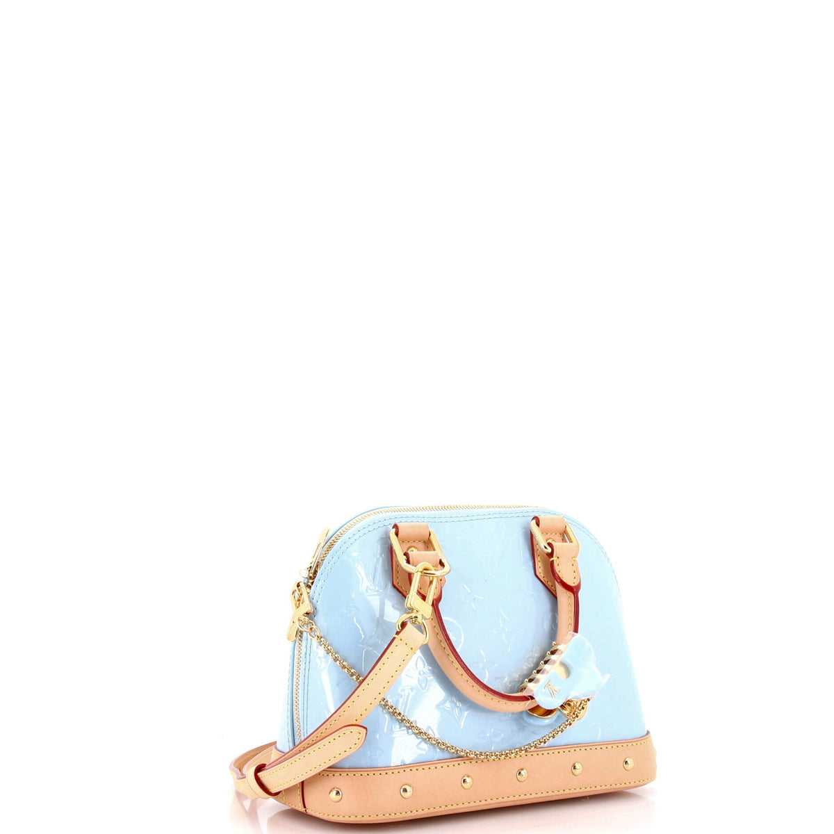 Alma Charm Chain Handbag Monogram Vernis BB