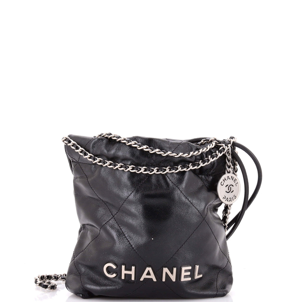 22 Chain Hobo Quilted Calfskin Mini