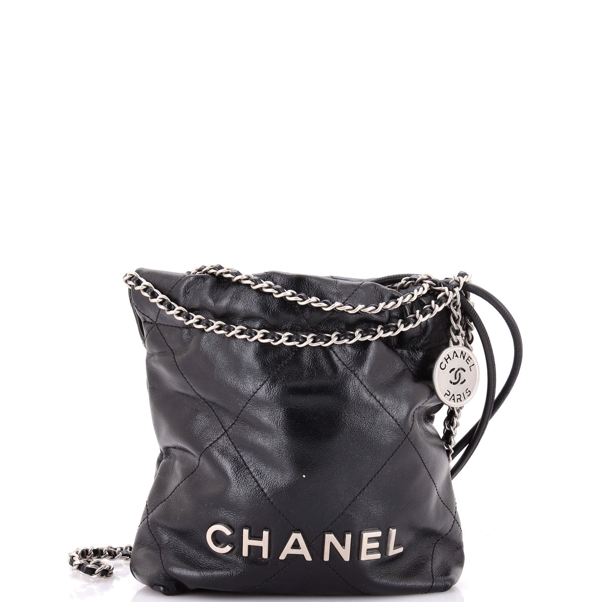 22 Chain Hobo Quilted Calfskin Mini