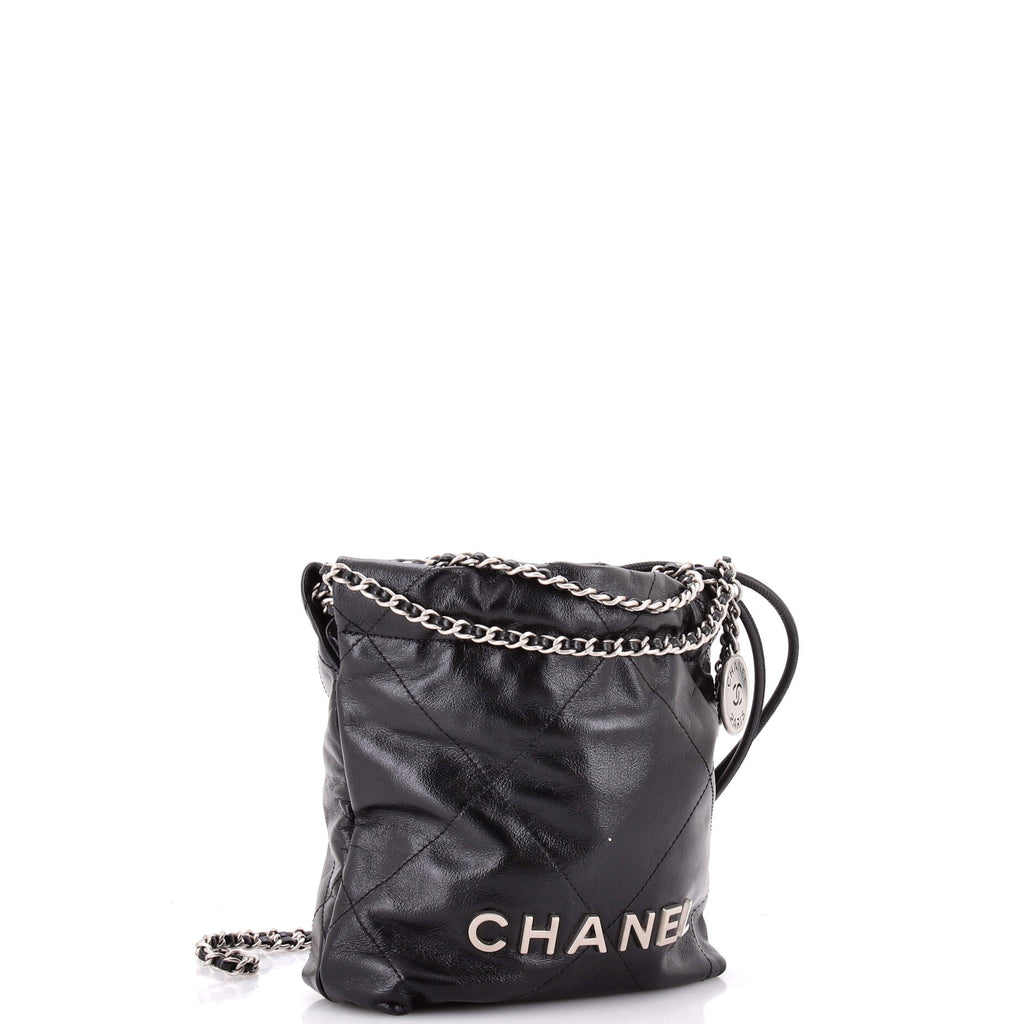 22 Chain Hobo Quilted Calfskin Mini