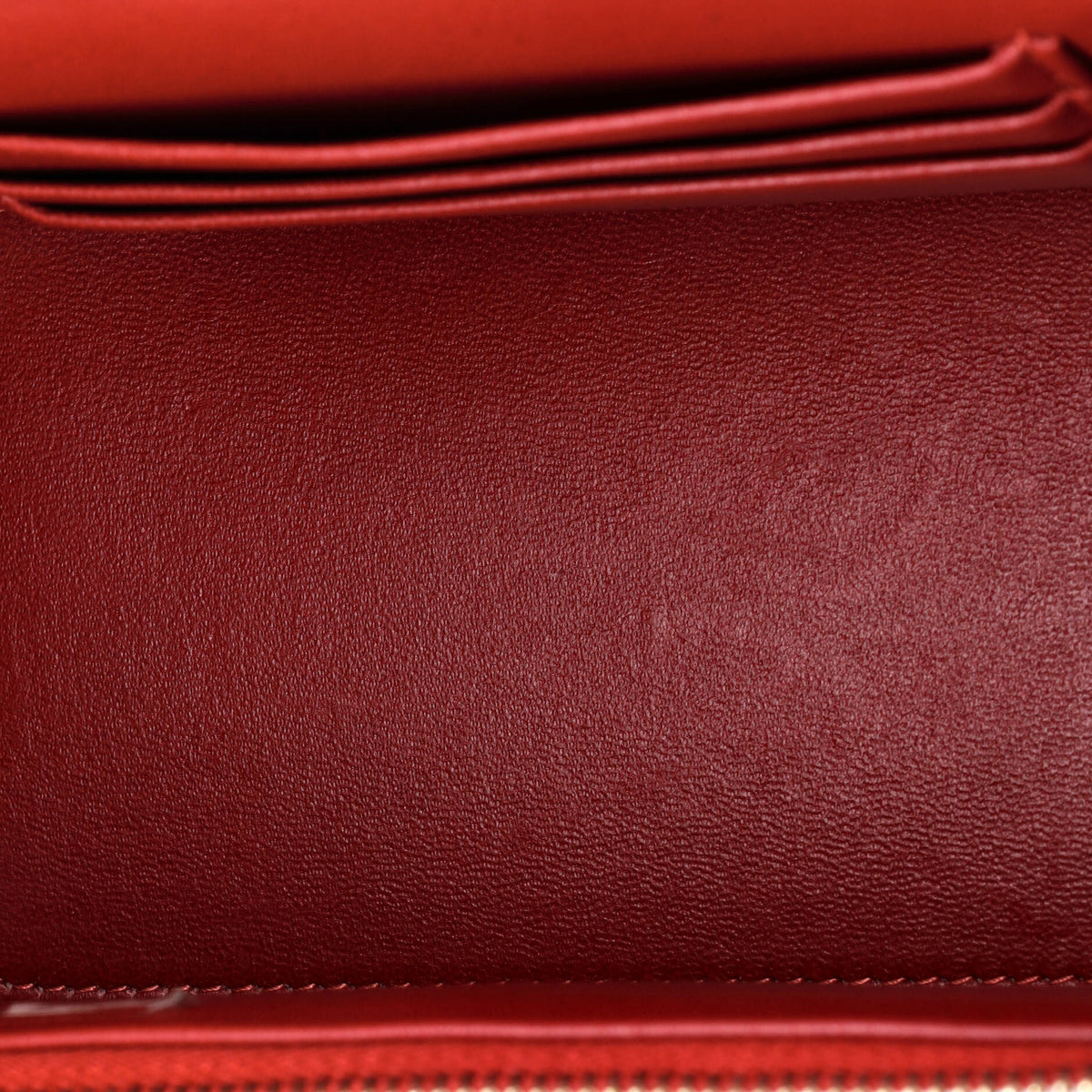 All Slide Long Vanity Case with Chain Quilted Lambskin Small