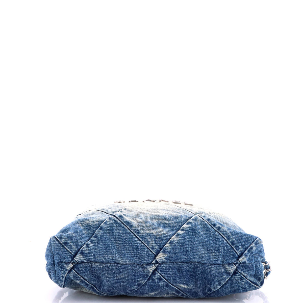 22 Chain Backpack Quilted Denim Medium