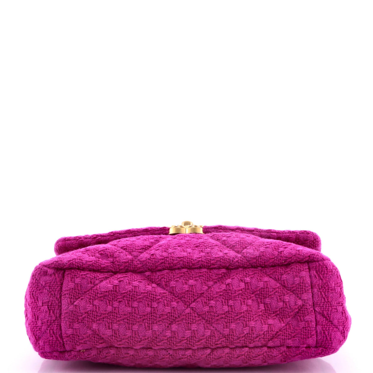 19 Flap Bag Quilted Tweed Large