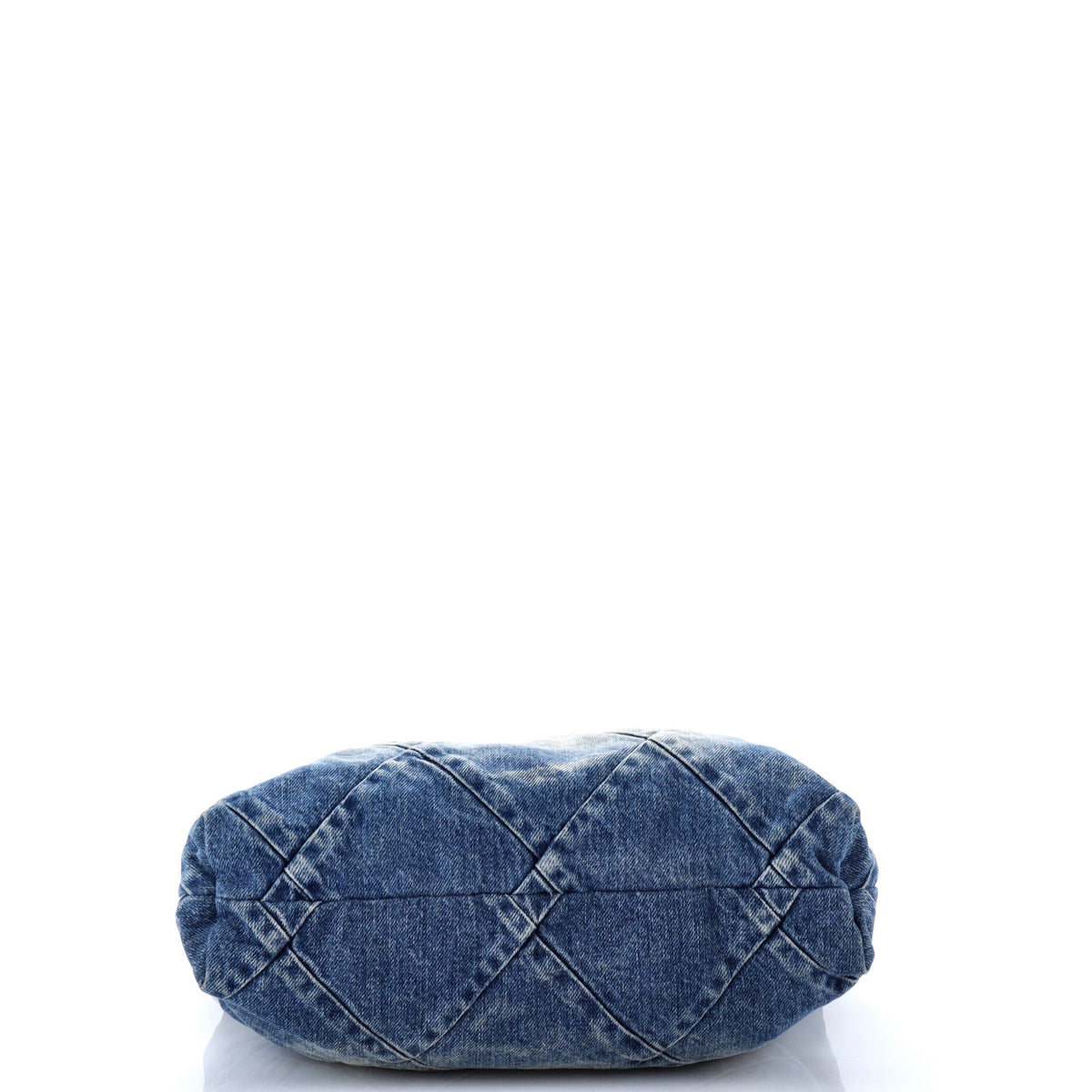 22 Chain Hobo Quilted Denim Small