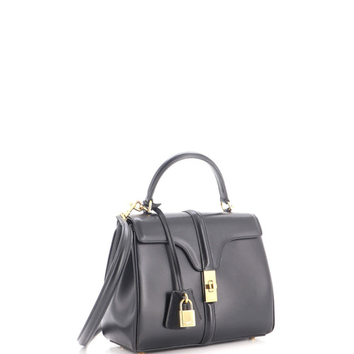 16 Top Handle Bag Smooth Calfskin Small