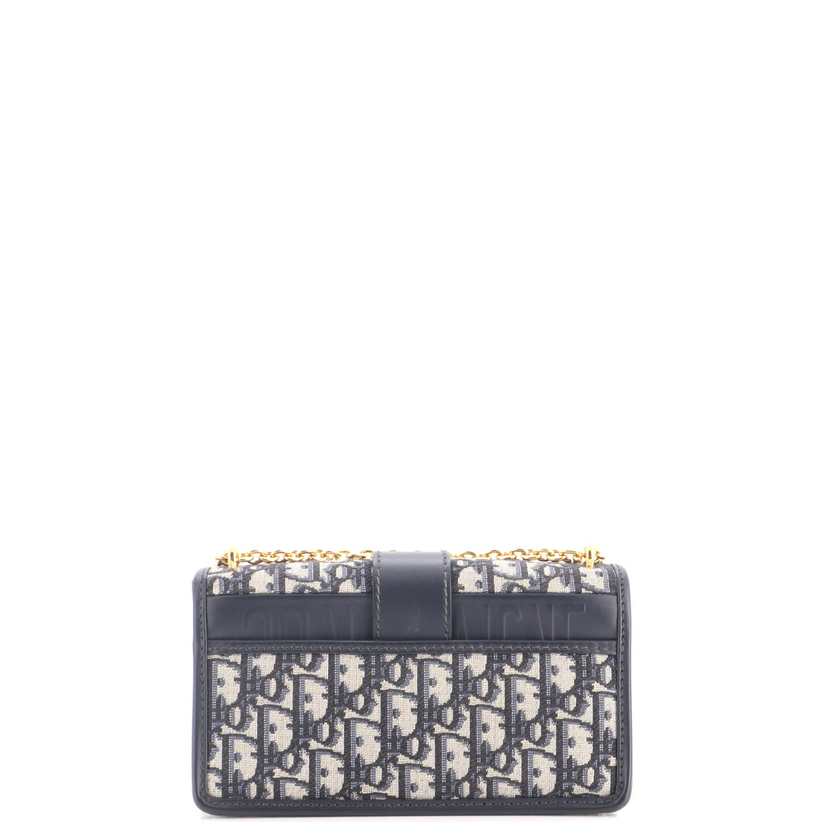 30 Montaigne Chain Flap Bag Oblique Canvas East West