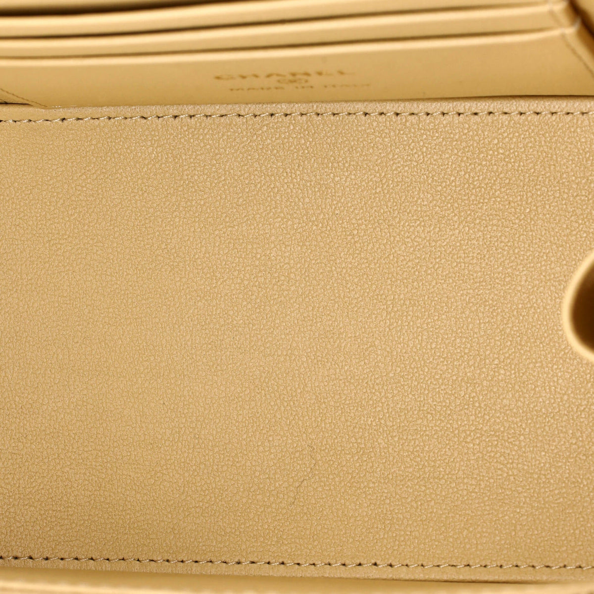 All Slide Long Vanity Case with Chain Quilted Lambskin Small