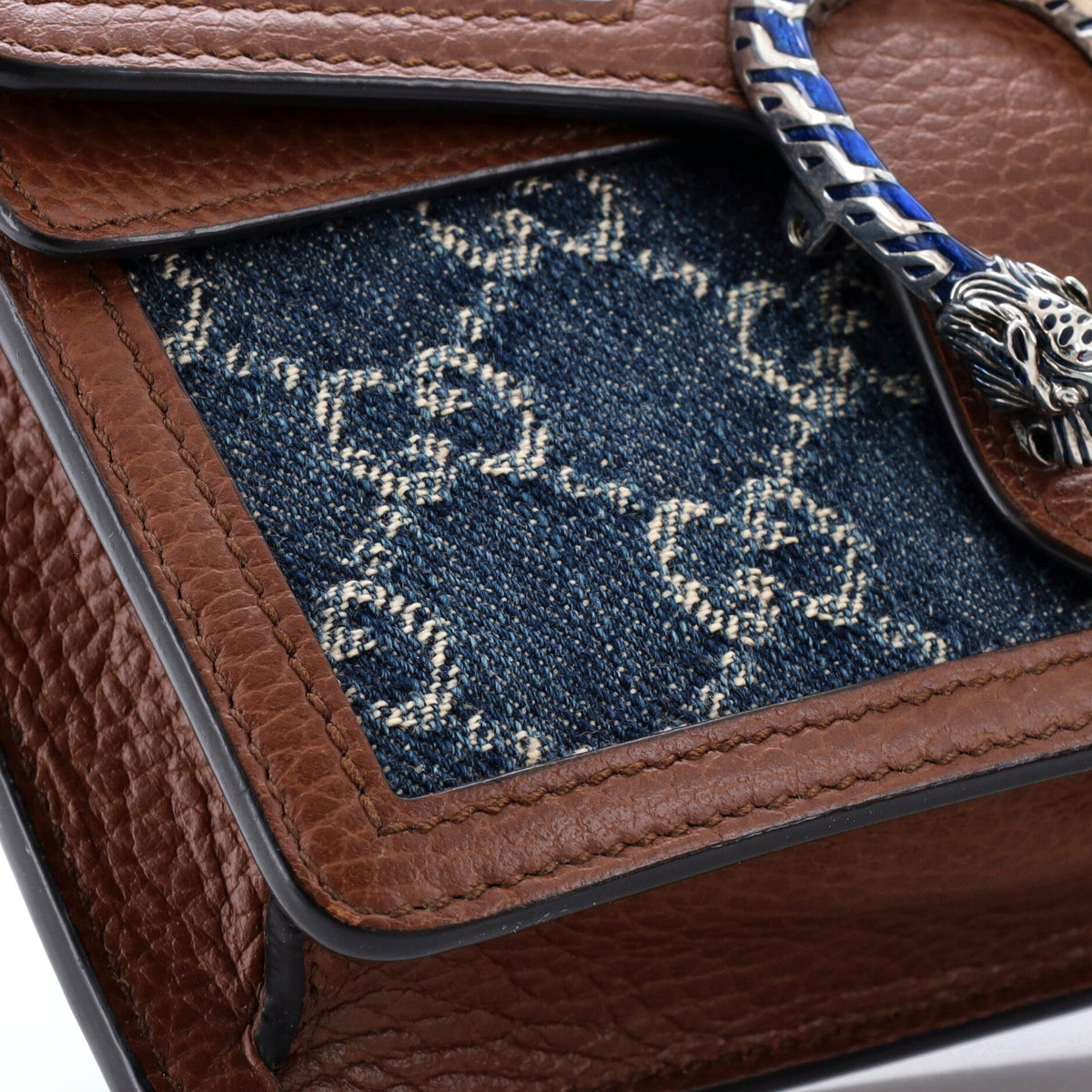 Dionysus Bag GG Denim Super Mini