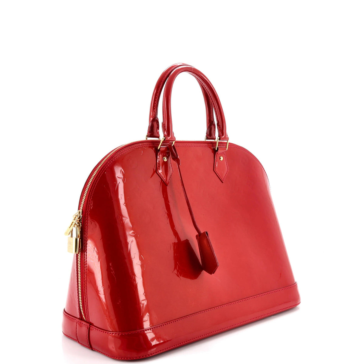 Alma Handbag Monogram Vernis GM