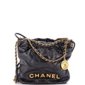 22 Chain Hobo Quilted Calfskin Mini
