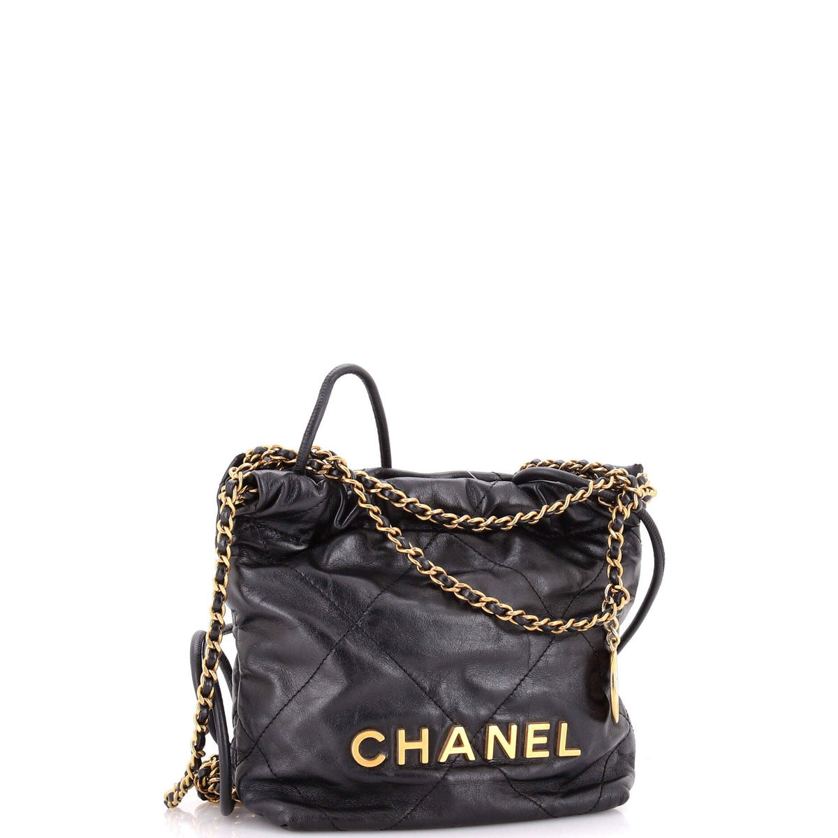 22 Chain Hobo Quilted Calfskin Mini