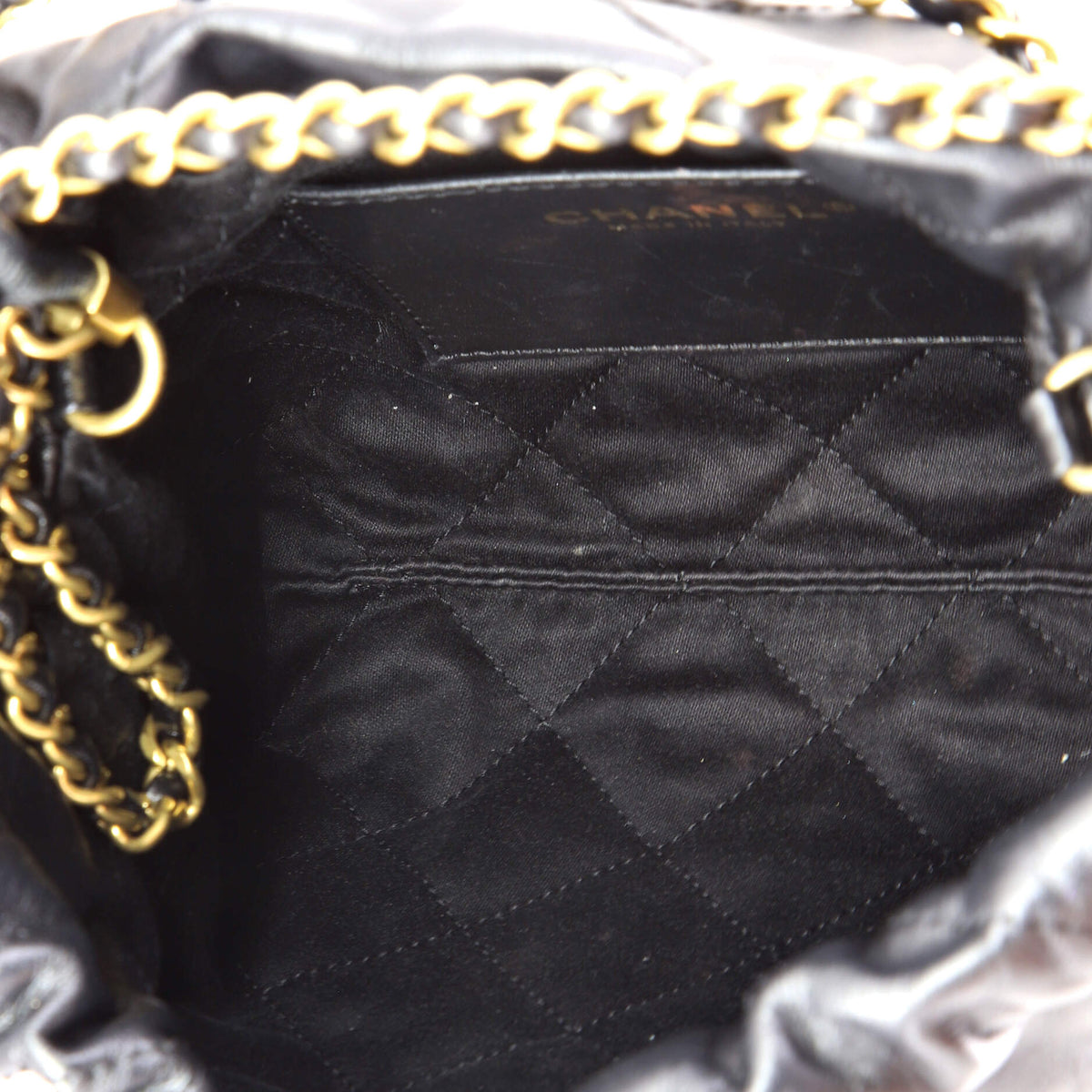 22 Chain Hobo Quilted Calfskin Mini