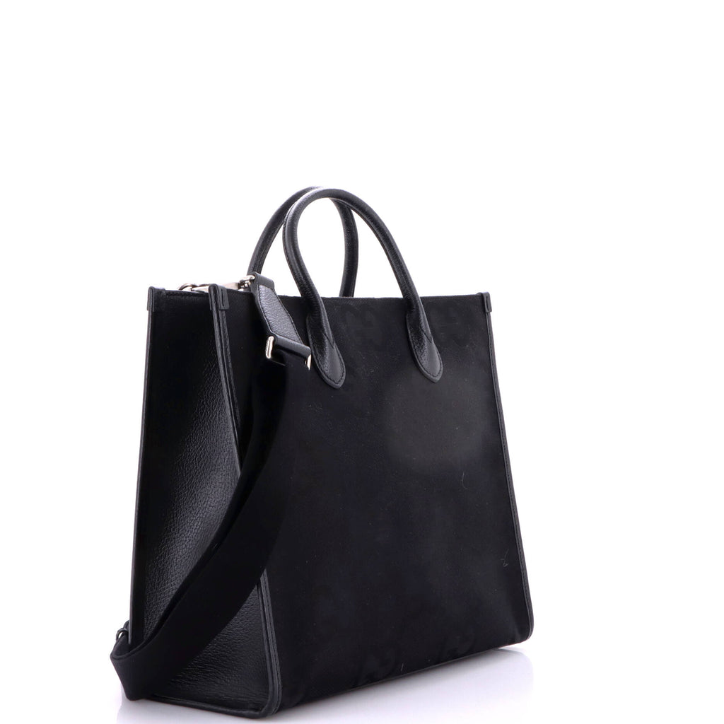 Convertible Tote Jumbo GG Canvas Large