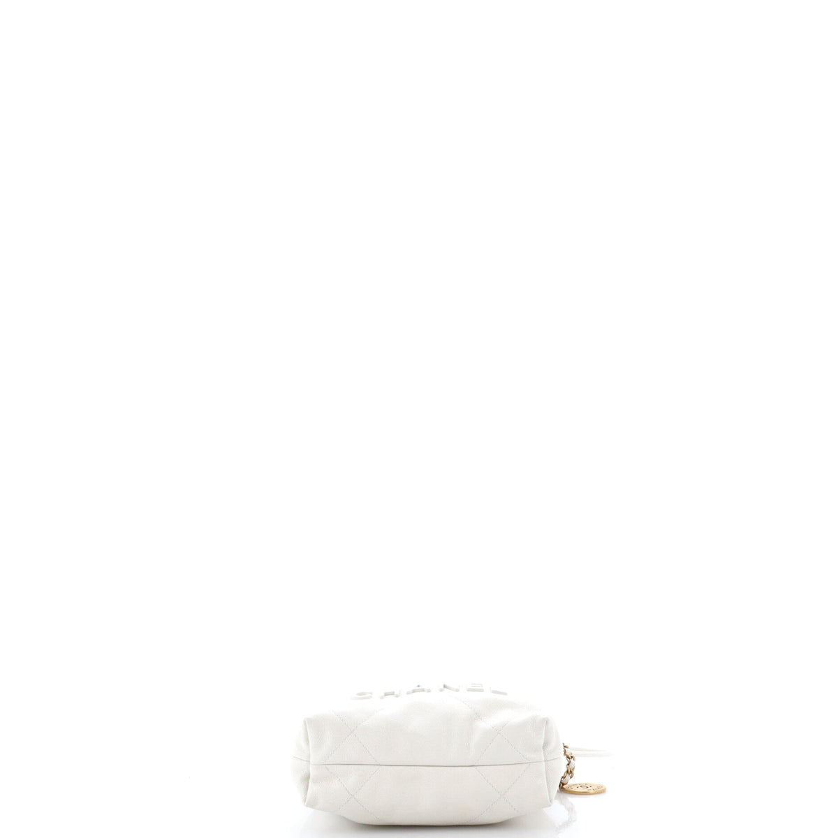 22 Chain Hobo Quilted Caviar Mini
