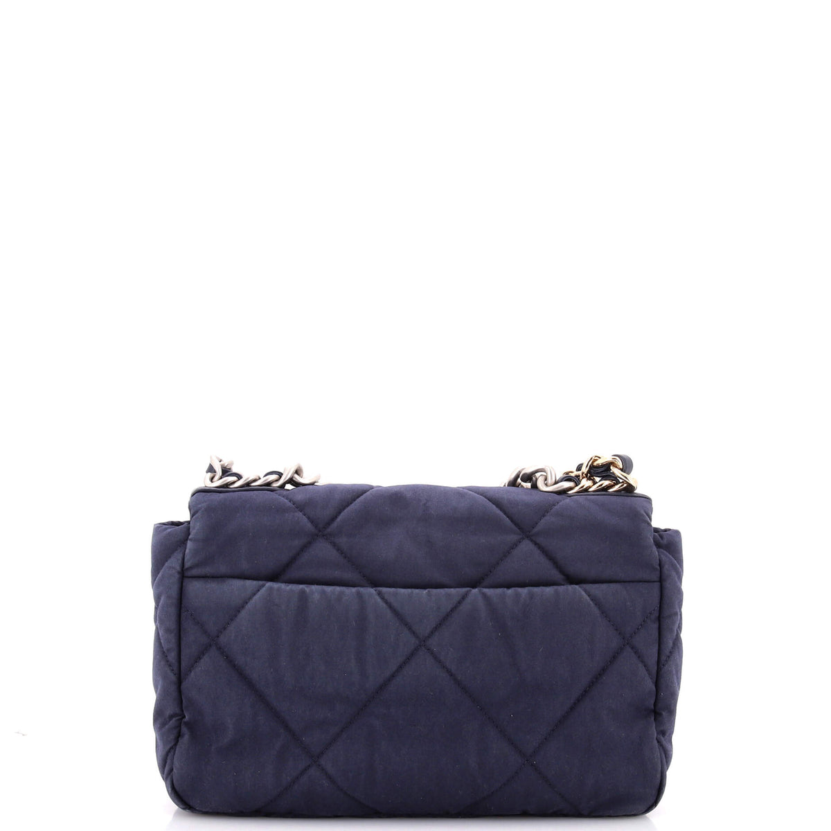 19 Flap Bag Quilted Canvas Medium