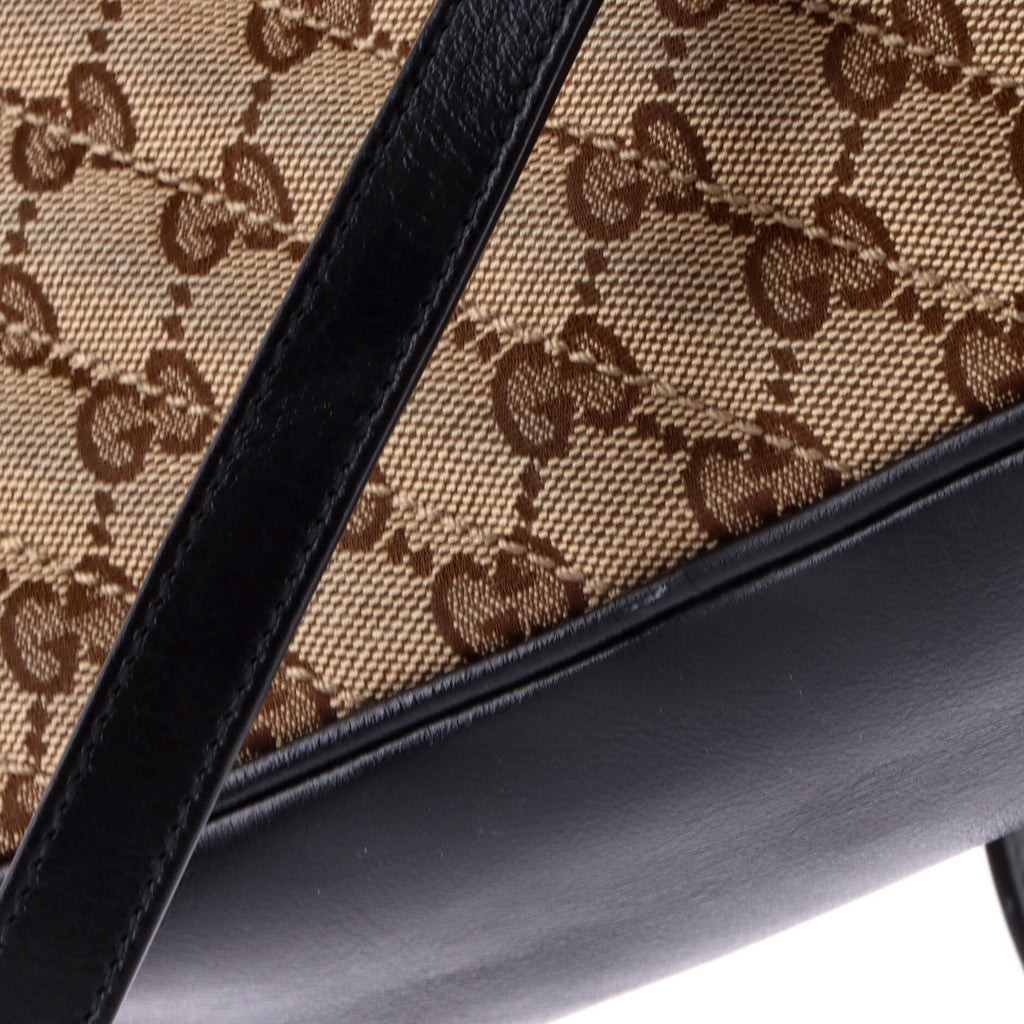 GG Marmont Shoulder Bag Diagonal Quilted GG Canvas with Leather Small
