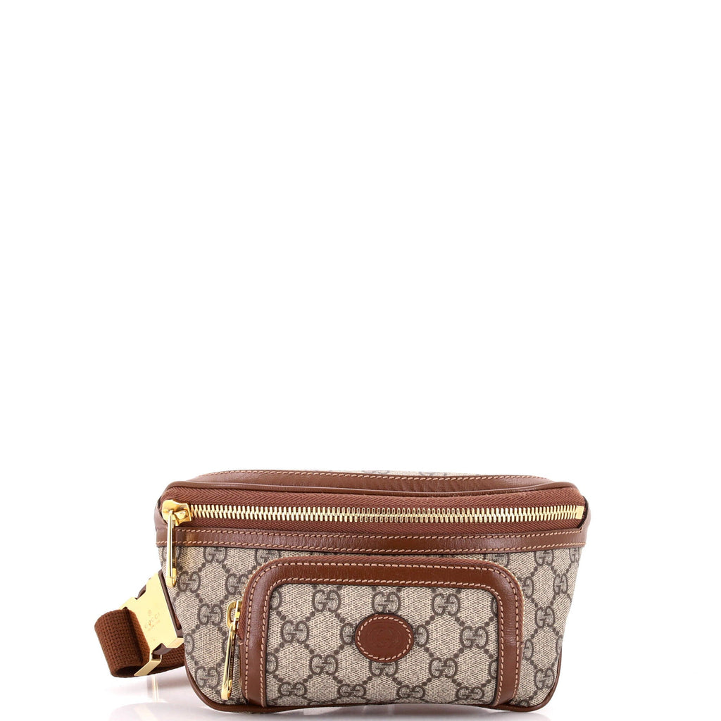 Interlocking G Patch Belt Bag GG Coated Canvas Large