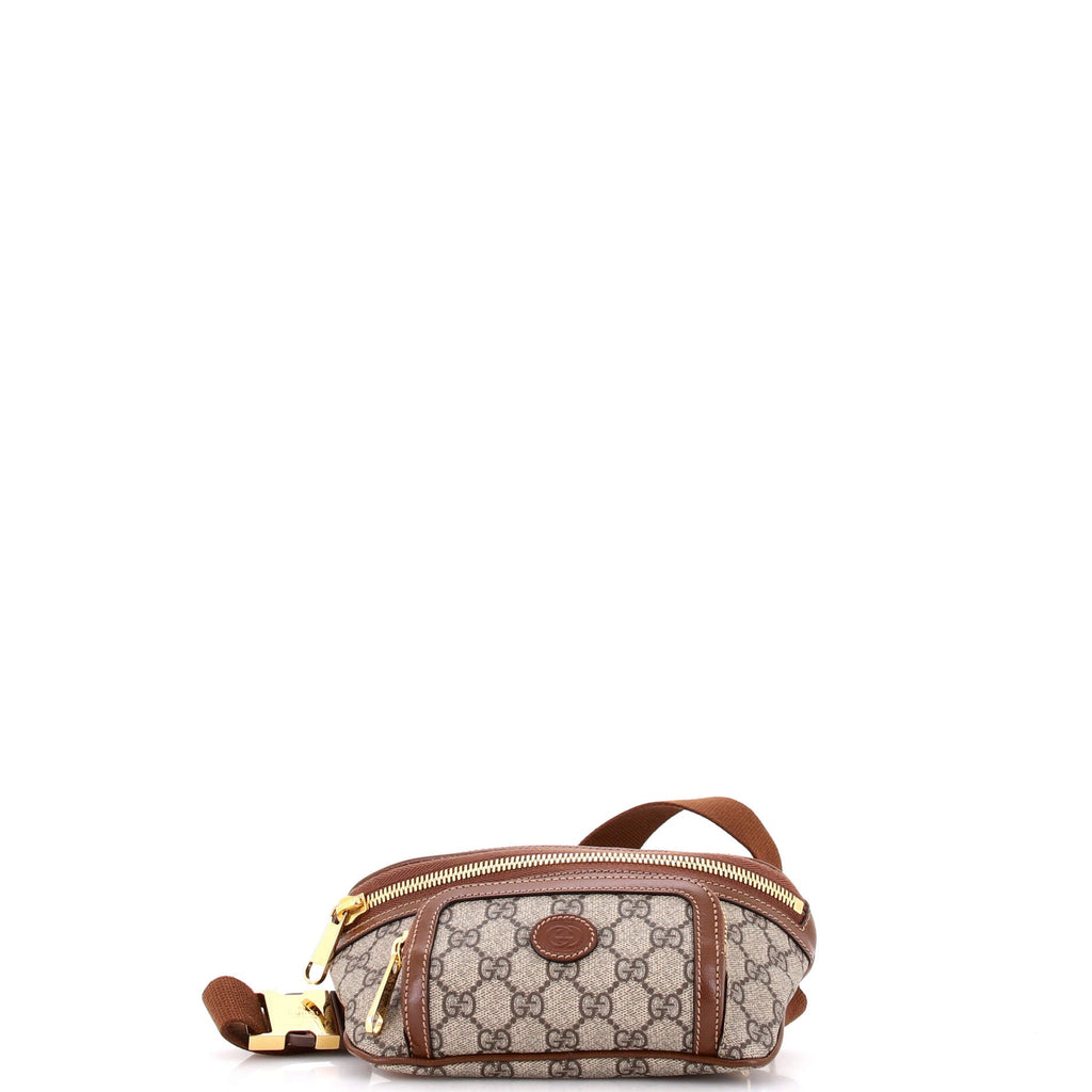Interlocking G Patch Belt Bag GG Coated Canvas Large
