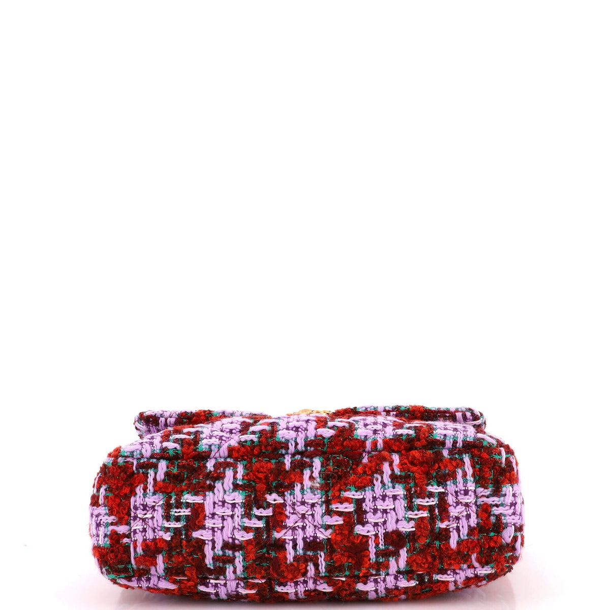 19 Flap Bag Quilted Tweed Large