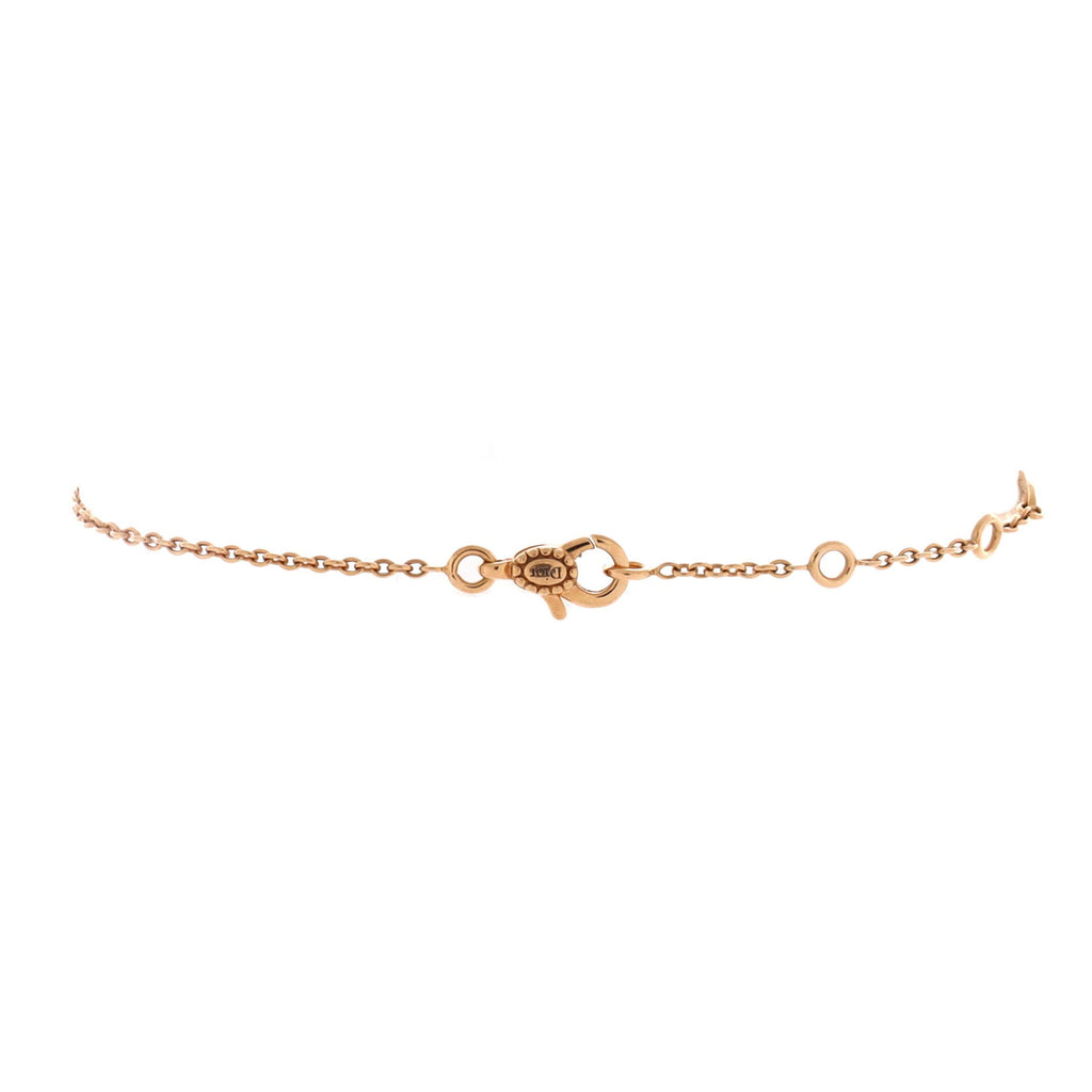 Rose des Vents Bracelet 18K Rose Gold with Diamond and Pink Opal