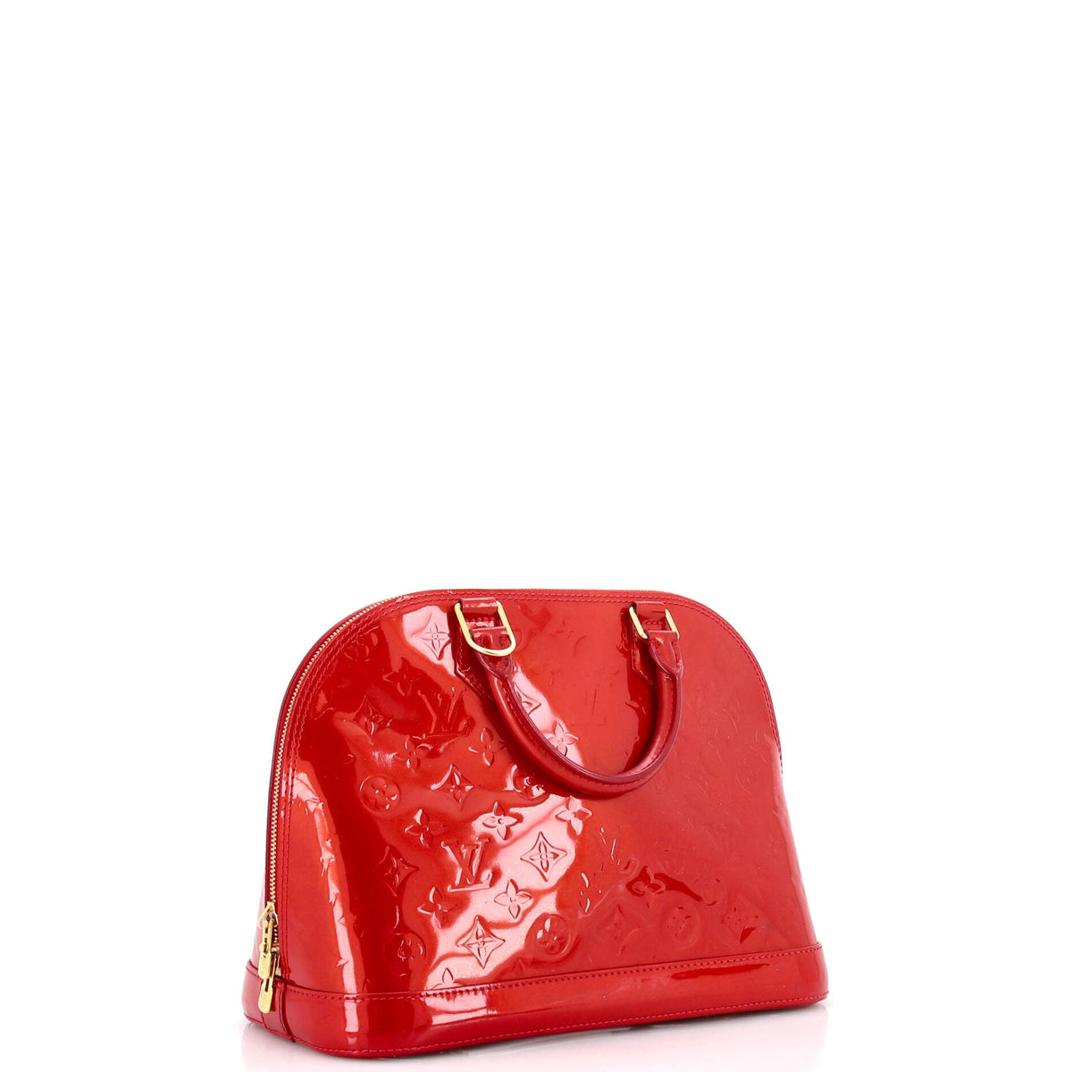 Alma Handbag Monogram Vernis PM