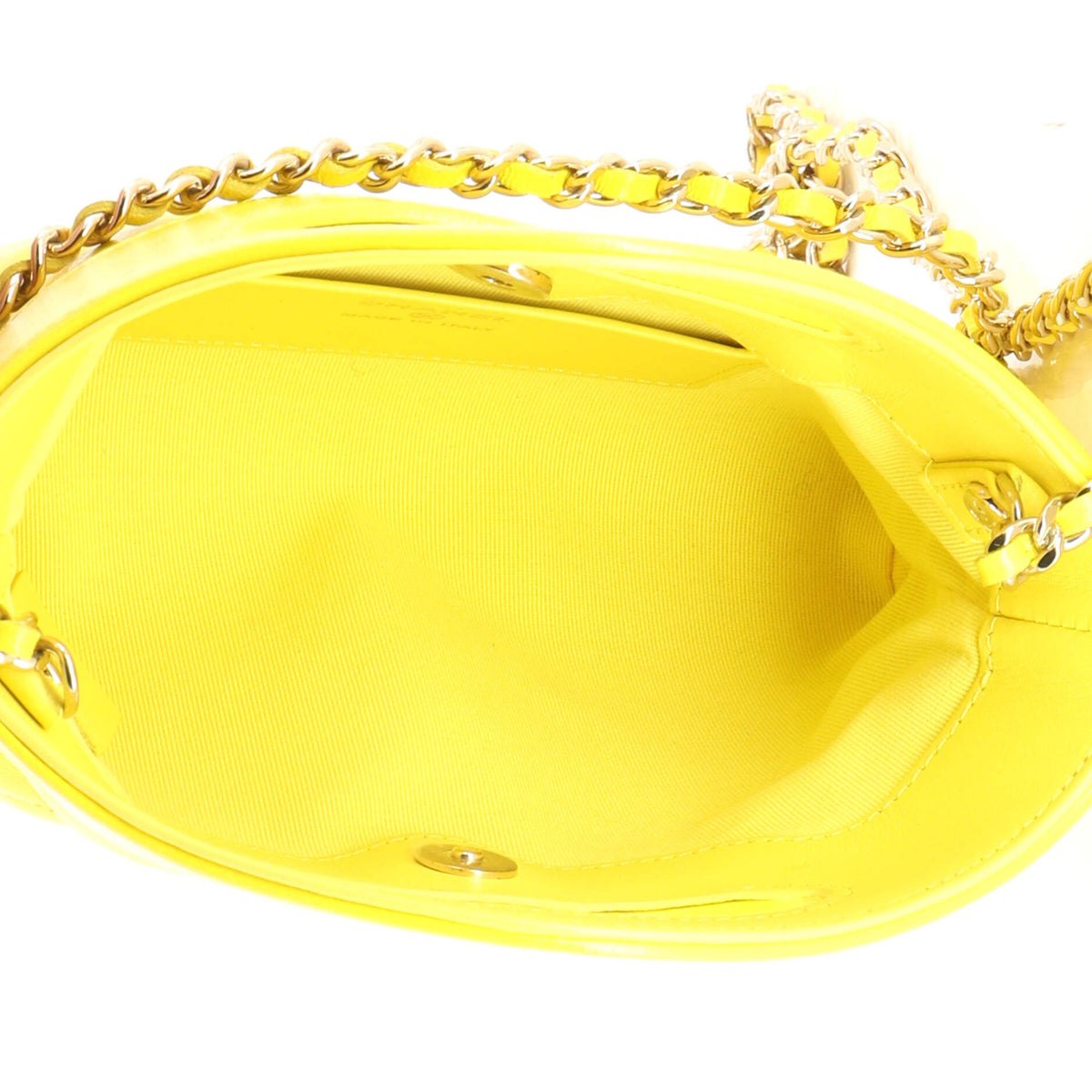 31 Shopping Bag Clutch with Chain Quilted Lambskin Small