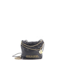 22 Chain Hobo Quilted Caviar Mini