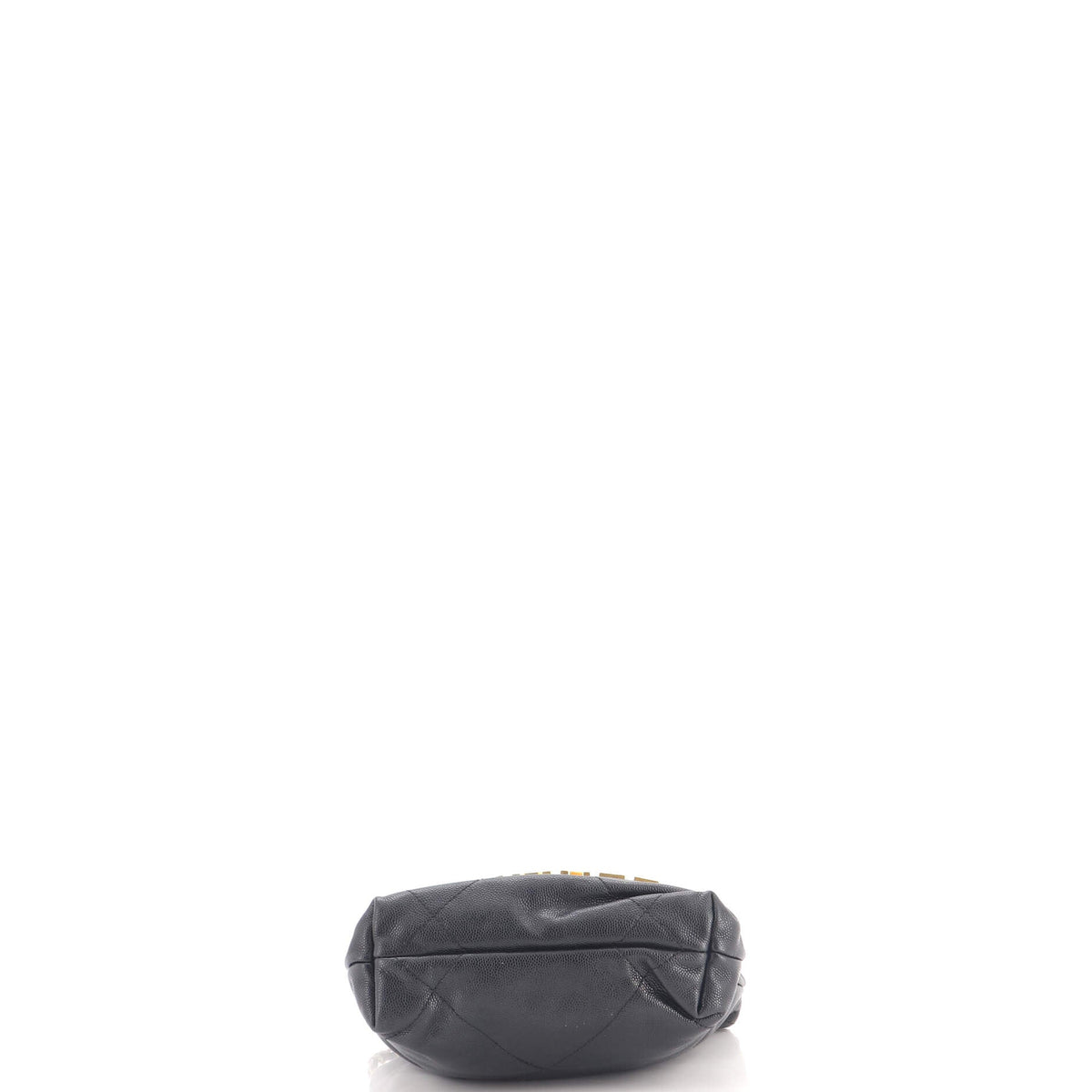 22 Chain Hobo Quilted Caviar Mini