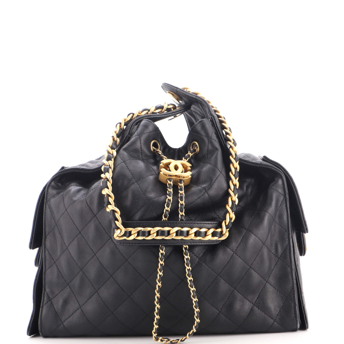 25 Hobo Bag Quilted Caviar Medium