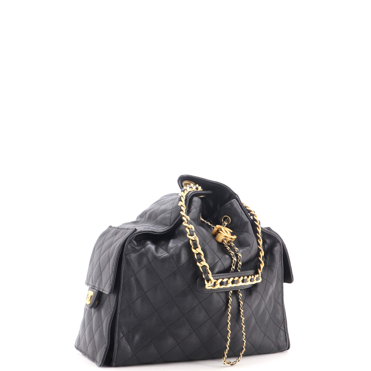 25 Hobo Bag Quilted Caviar Medium
