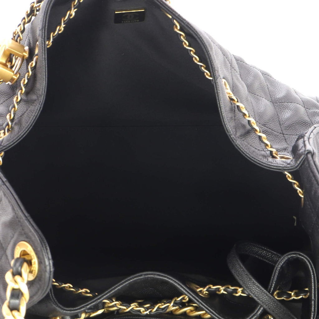 25 Hobo Bag Quilted Caviar Medium