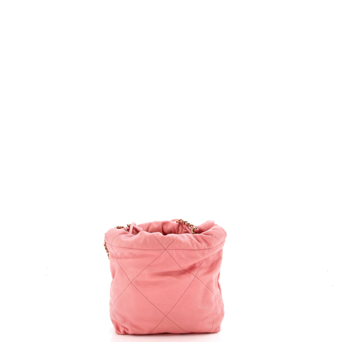 22 Chain Hobo Quilted Caviar Mini