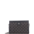 Ophidia Chain Shoulder Bag GG Denim Small