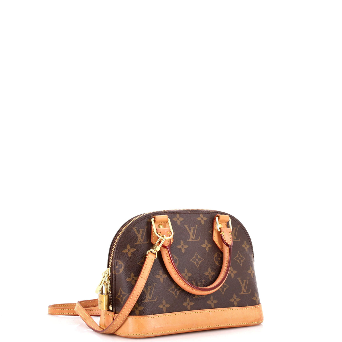 Alma Handbag Monogram Canvas BB