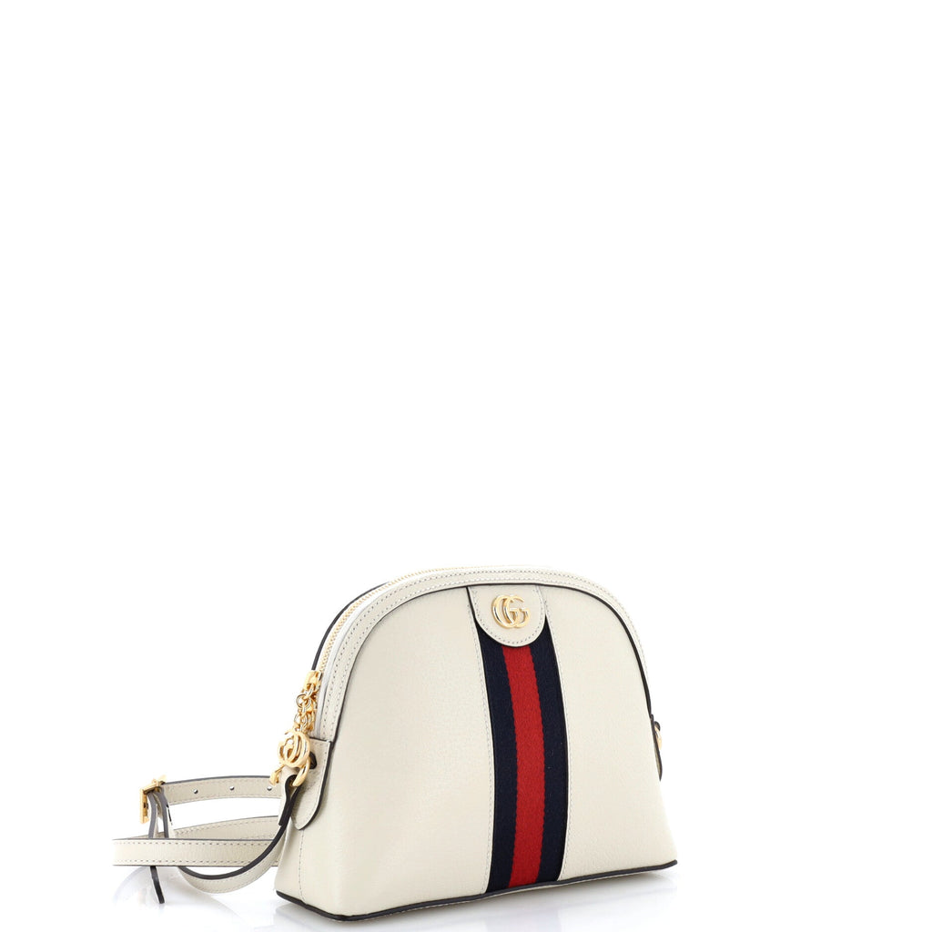 Ophidia Dome Shoulder Bag Leather Small